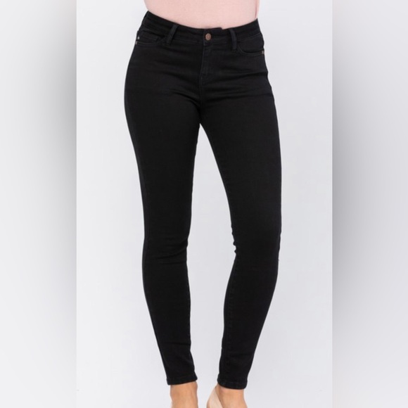 Judy Blue Black Denim - Picture 1 of 7